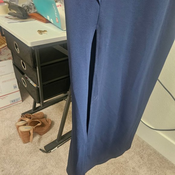 Missymay Women's Vintage Floral Lace Ruffle Half Sleeve Evening Dress - Picture 6 of 7